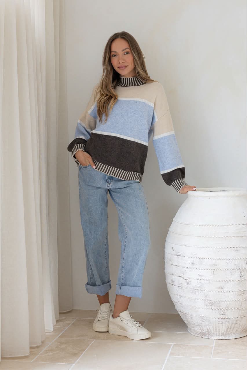Menzies Block Knit