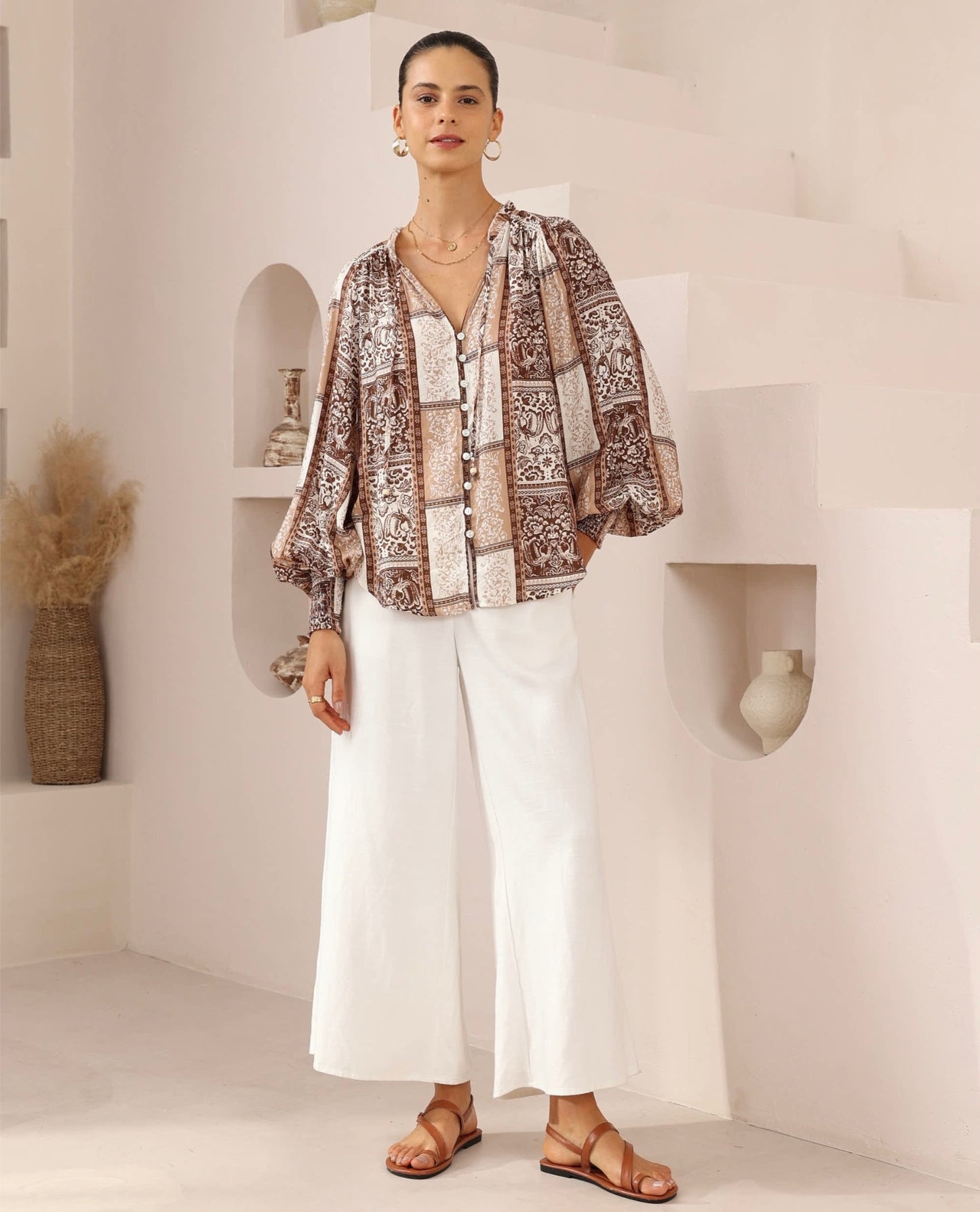Isa Brown Shirt