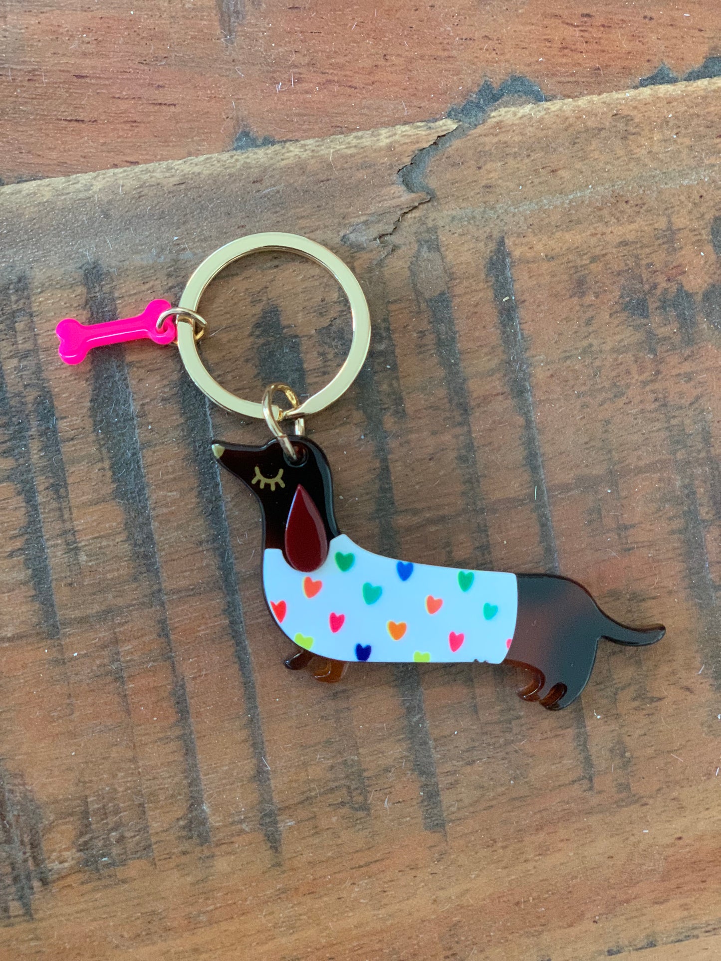 Dachshund Keyring