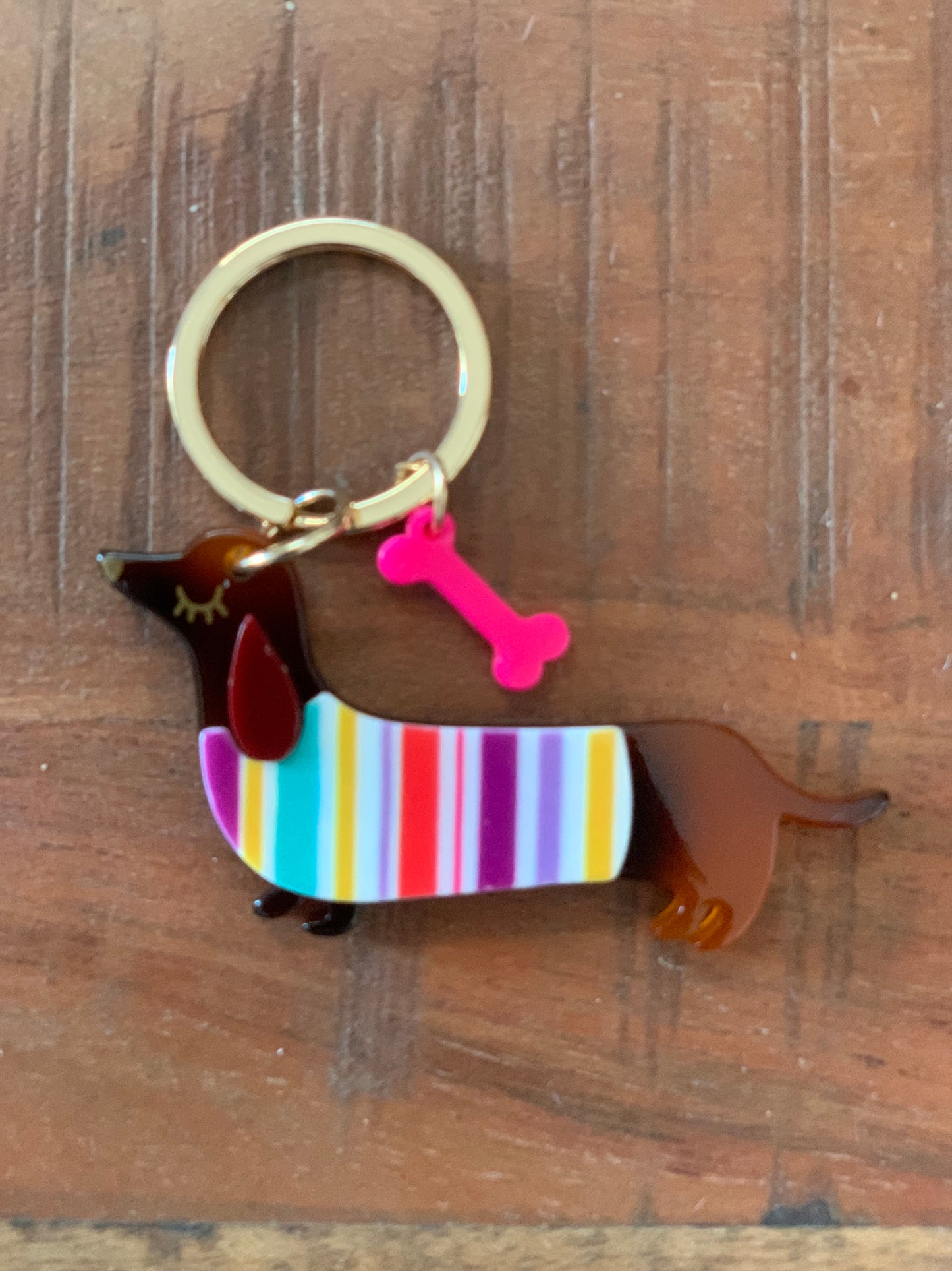 Dachshund Keyring