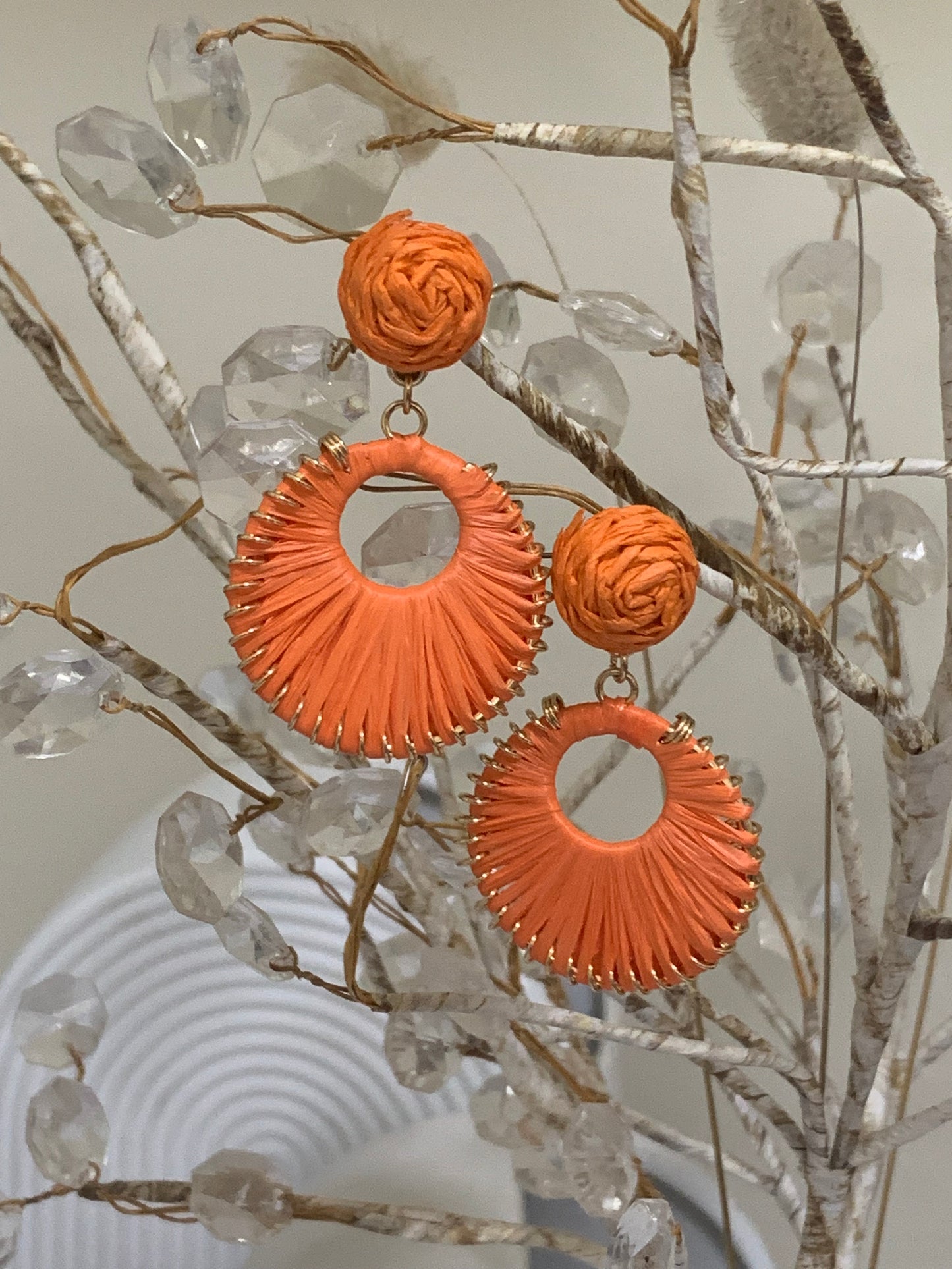 Sasha Round Earrings