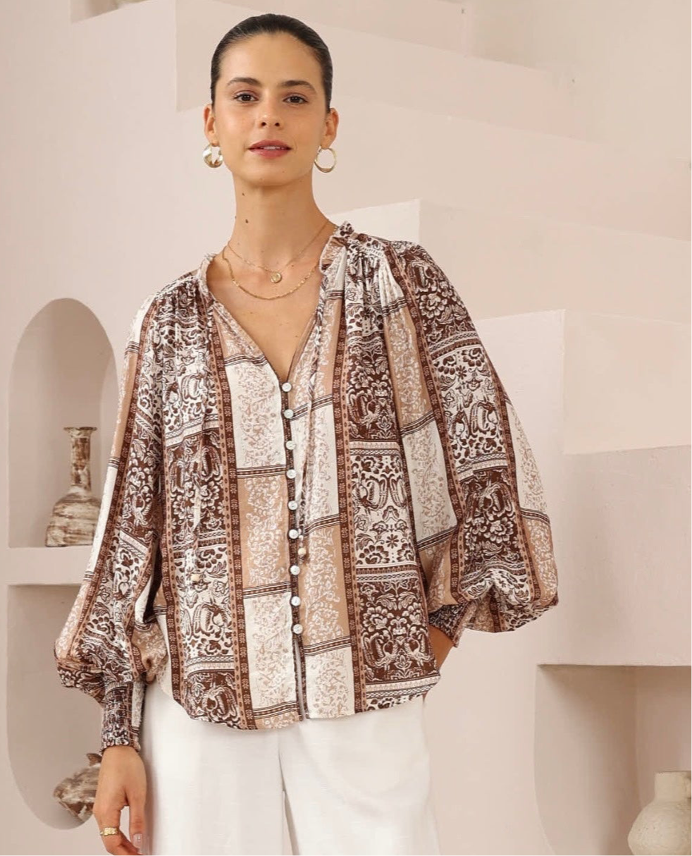 Isa Brown Shirt
