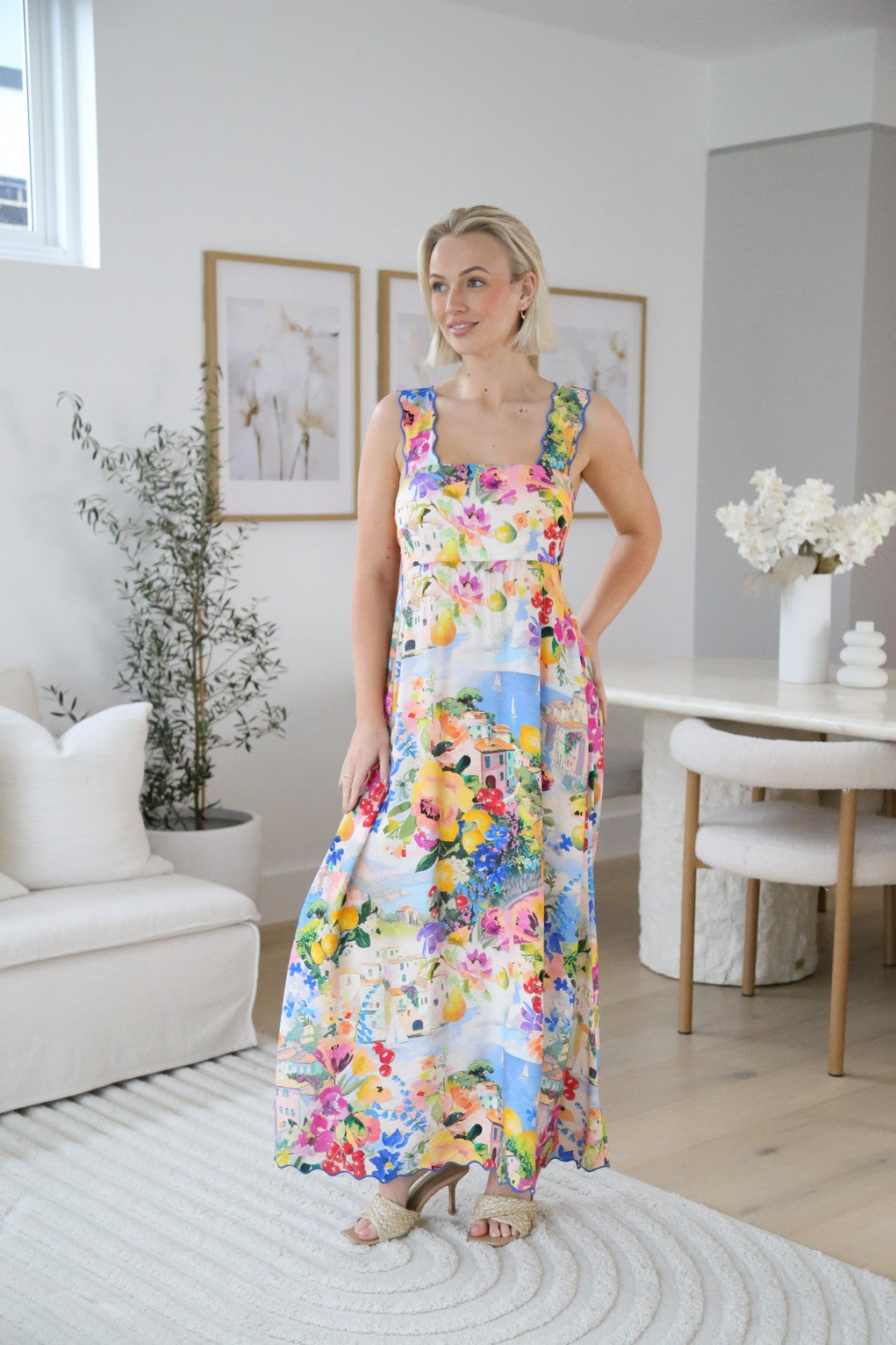 Floral Garden maxi dress
