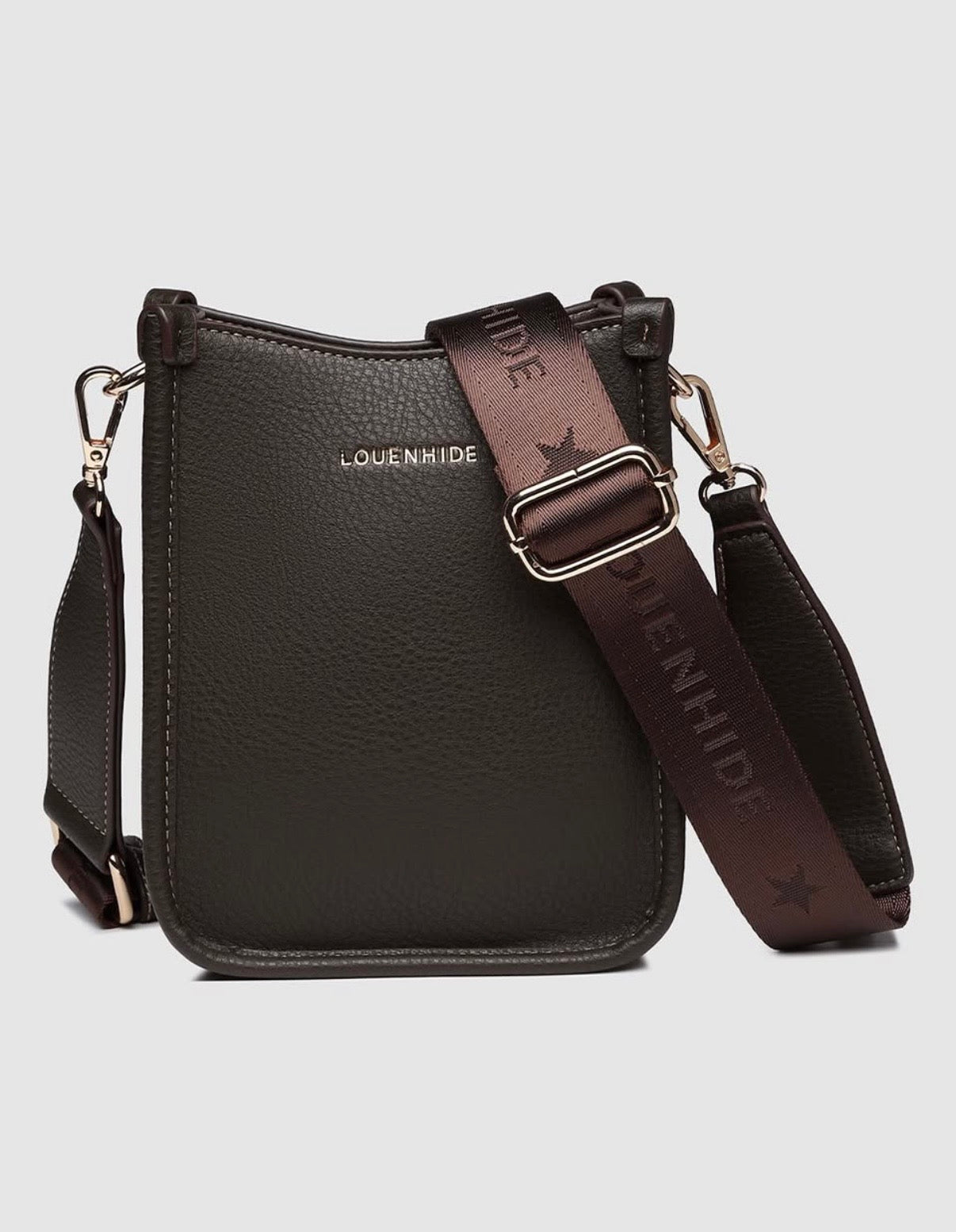 Parker Phone Crossbody Bag - Chocolate