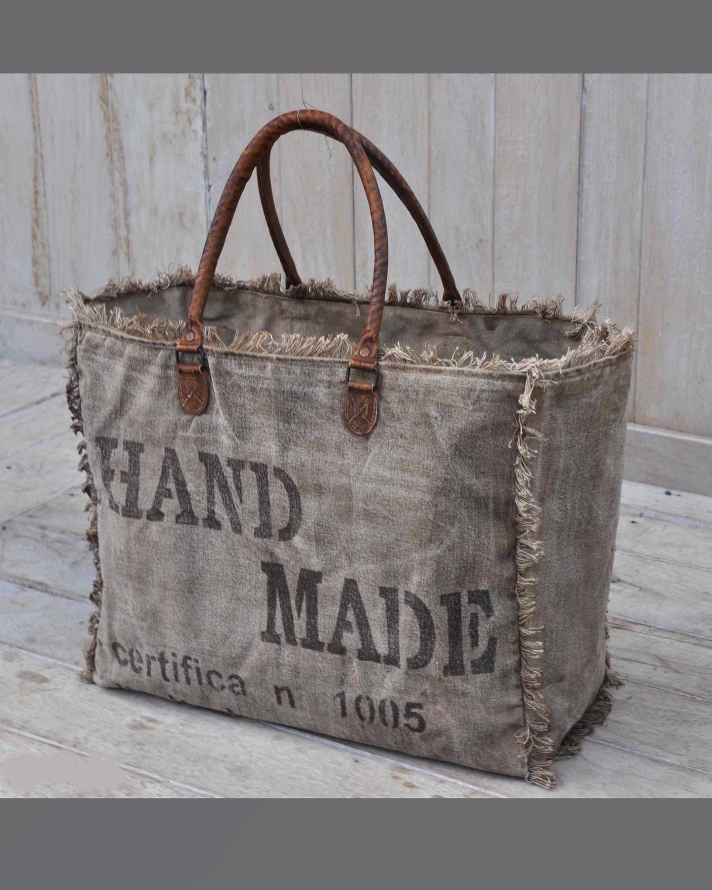 Handmade Canvas Tote