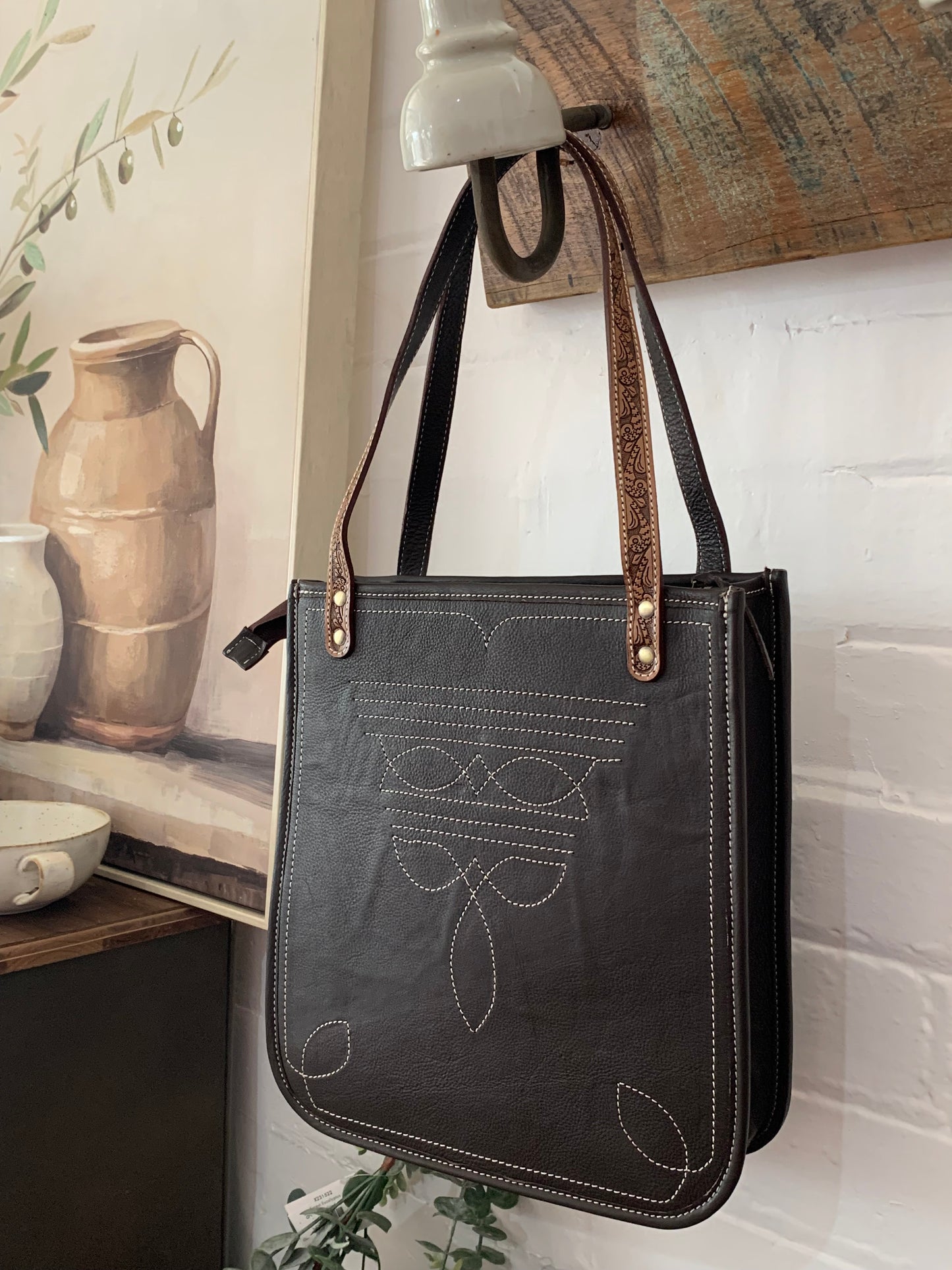 Edmond Boot Stitch Bag