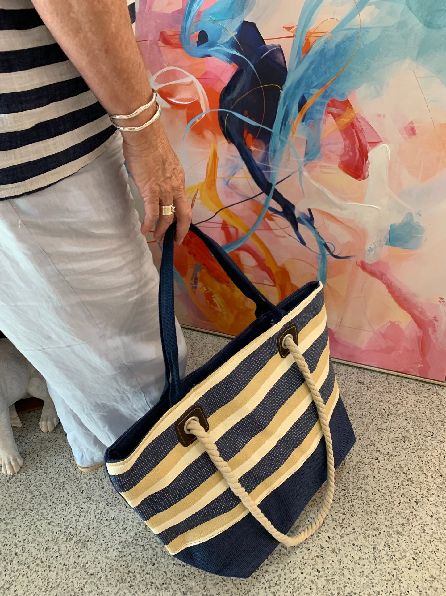 Beach bag - navy