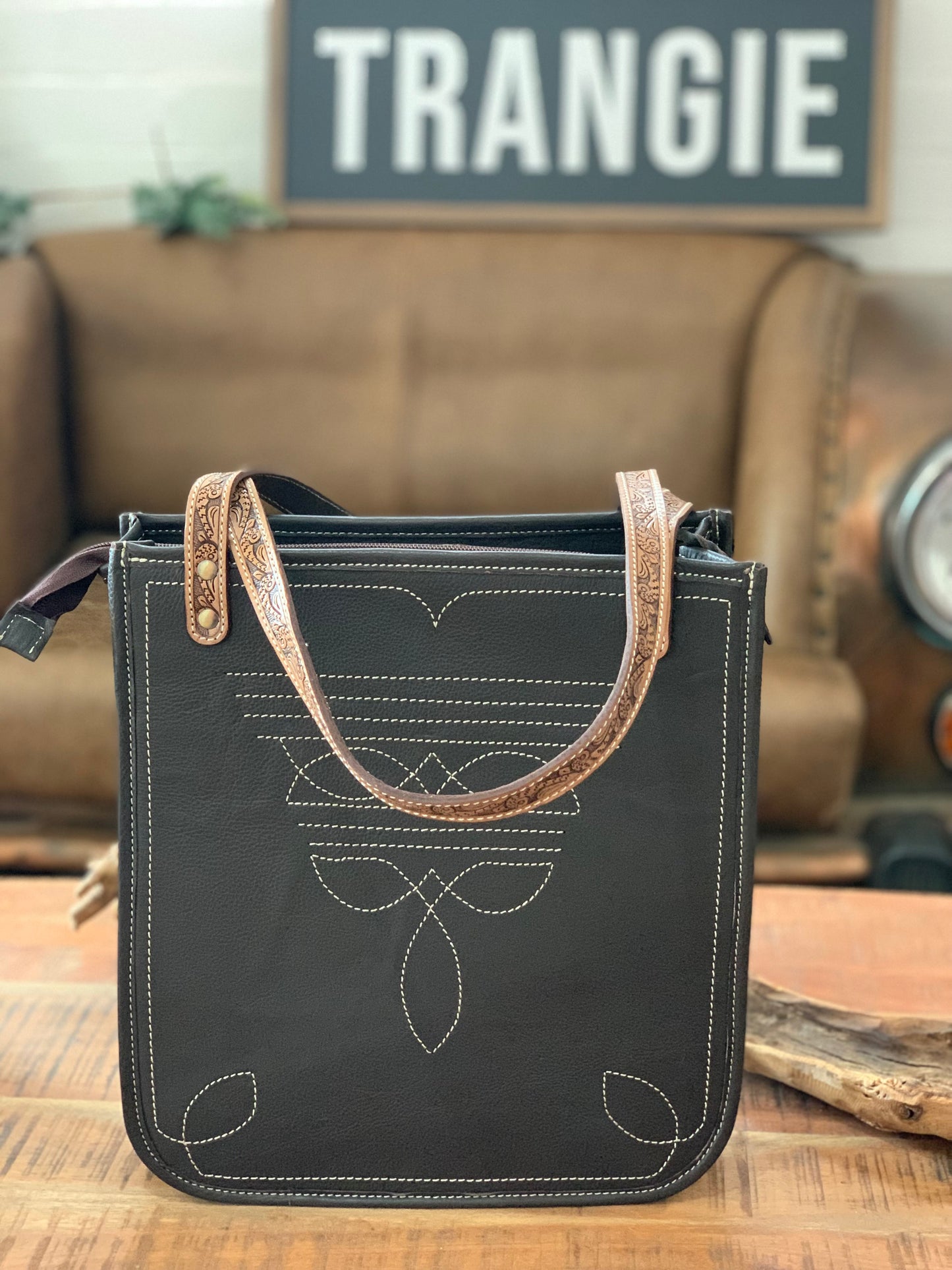 Edmond Boot Stitch Bag