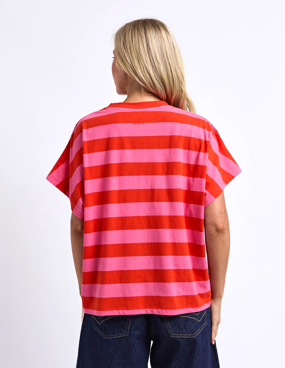 Poet Tee Tangello Pink Stripe