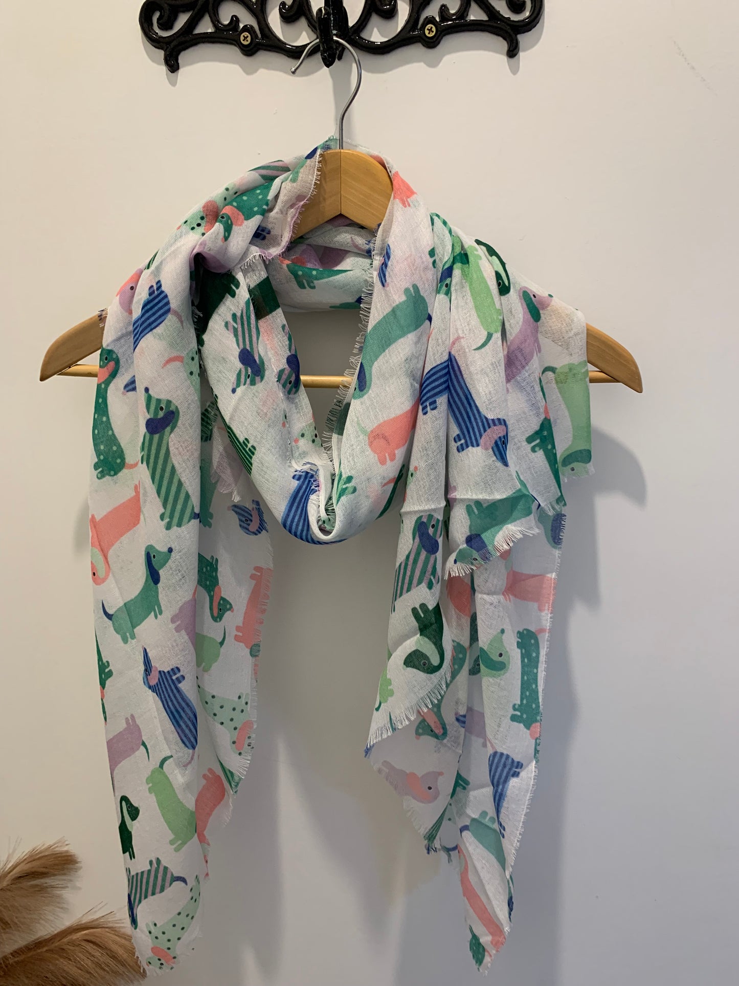 Dashy scarf - green