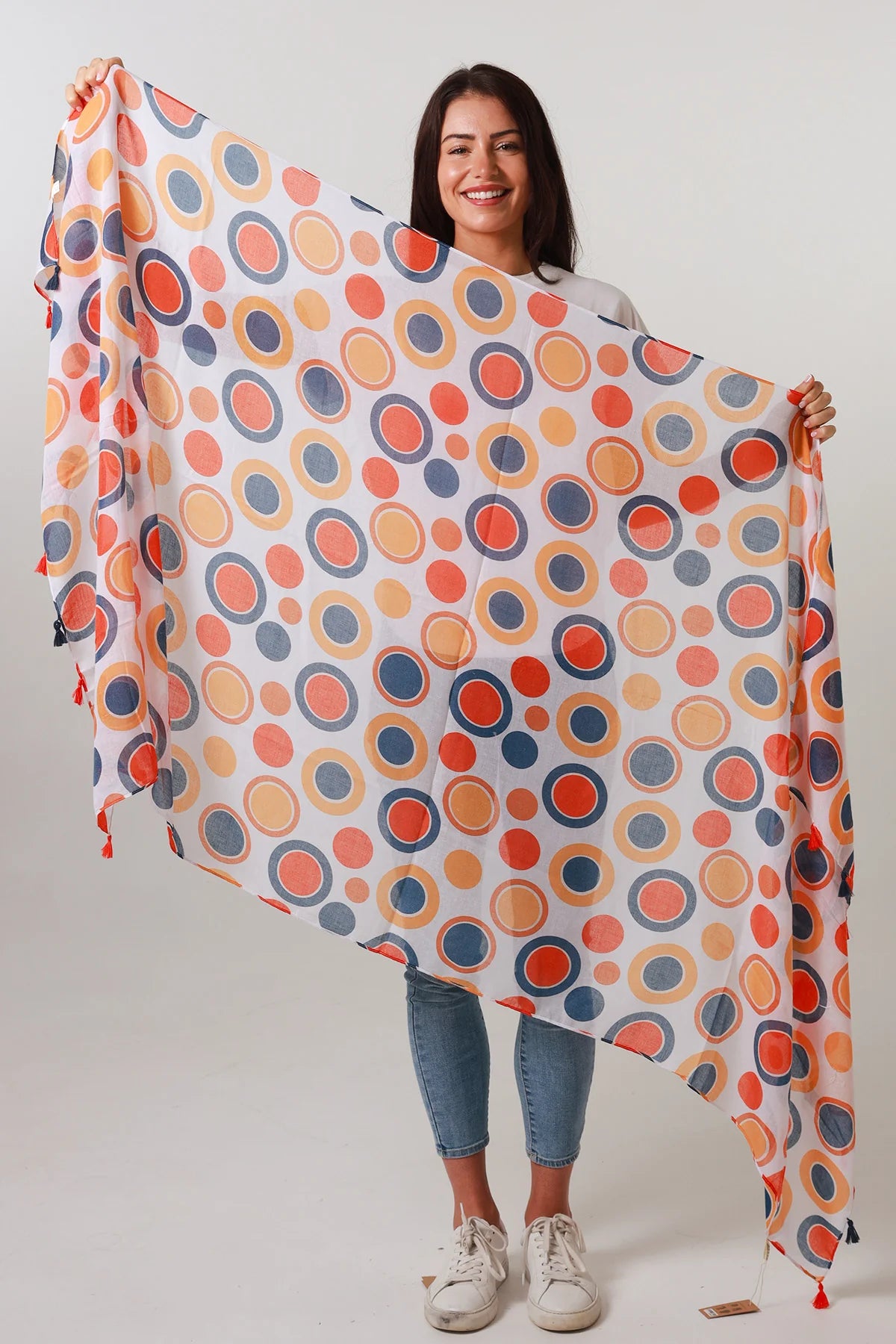 Orange Spot scarf