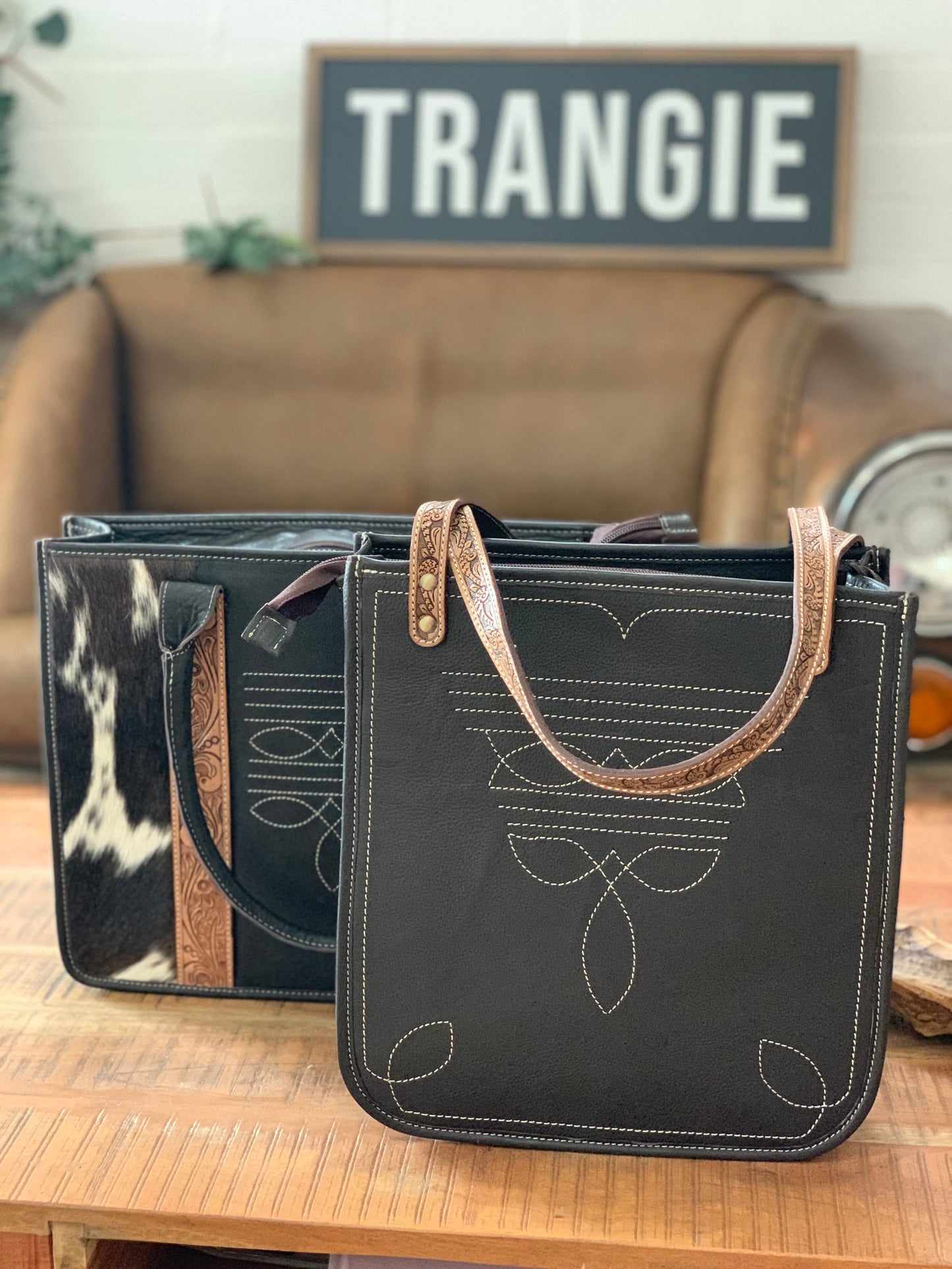 Edmond Boot Stitch Bag