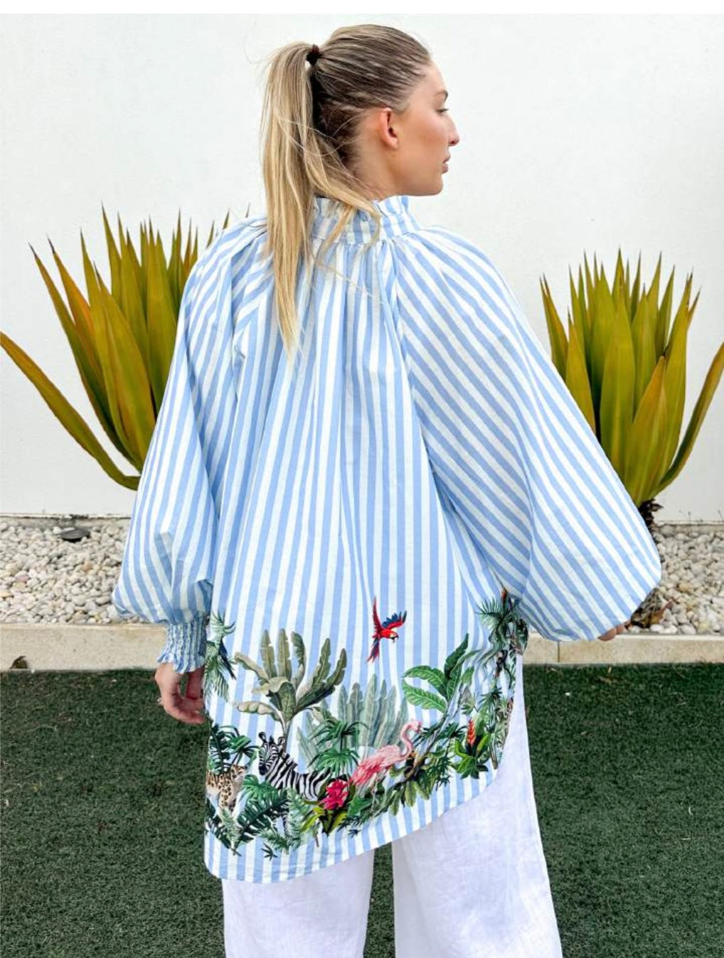 Tropical Top - Blue