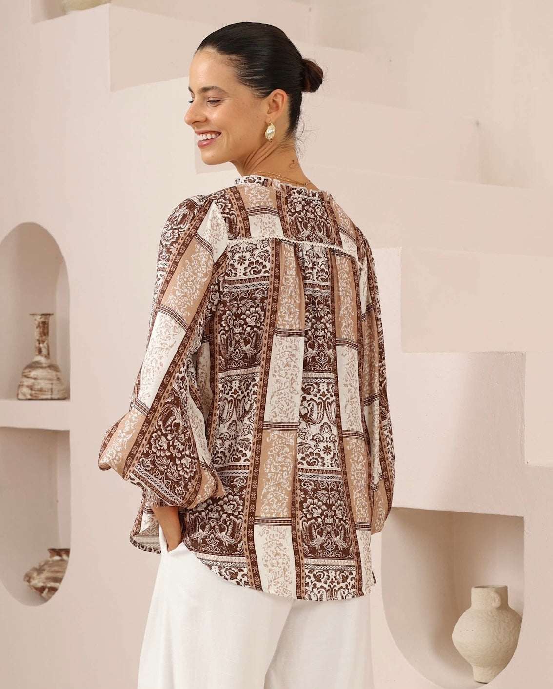 Isa Brown Shirt