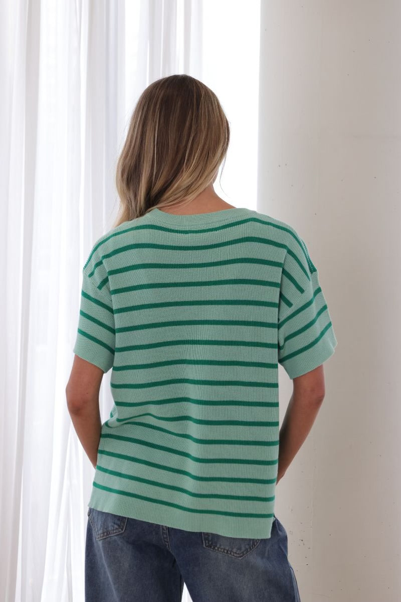 Green Striped T-Shirt