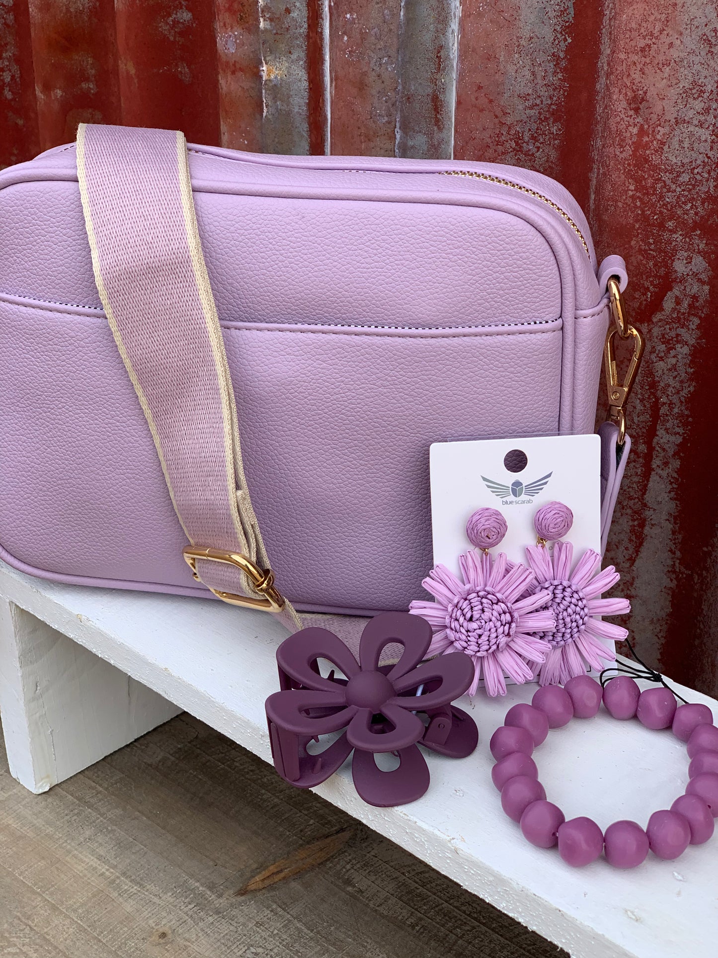INDIE LILAC CROSSBODY BAG