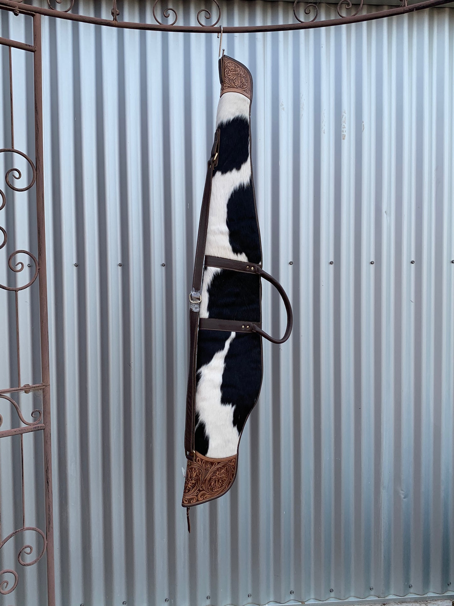 Tooling Leather Cowhide Rifle Case – Brown