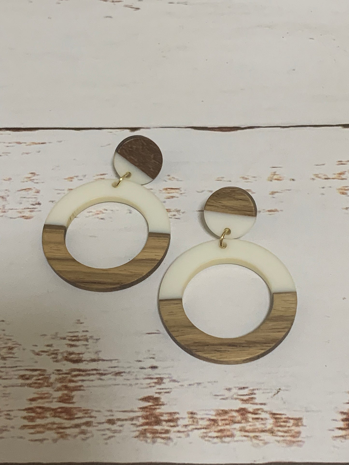 Resin/timber E/R - circles