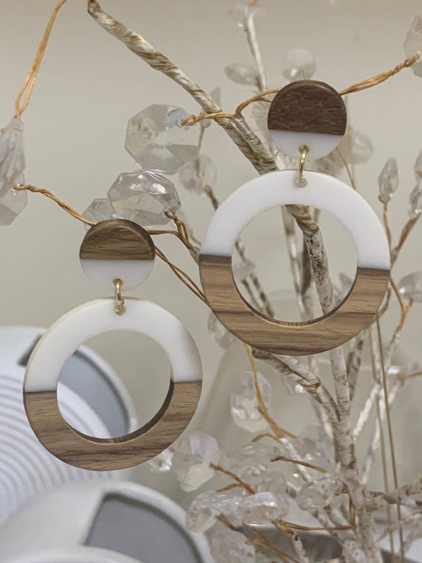 Resin/timber E/R - circles