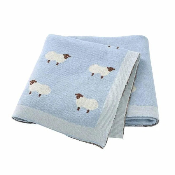 BAAH BAAH BLANKET blue