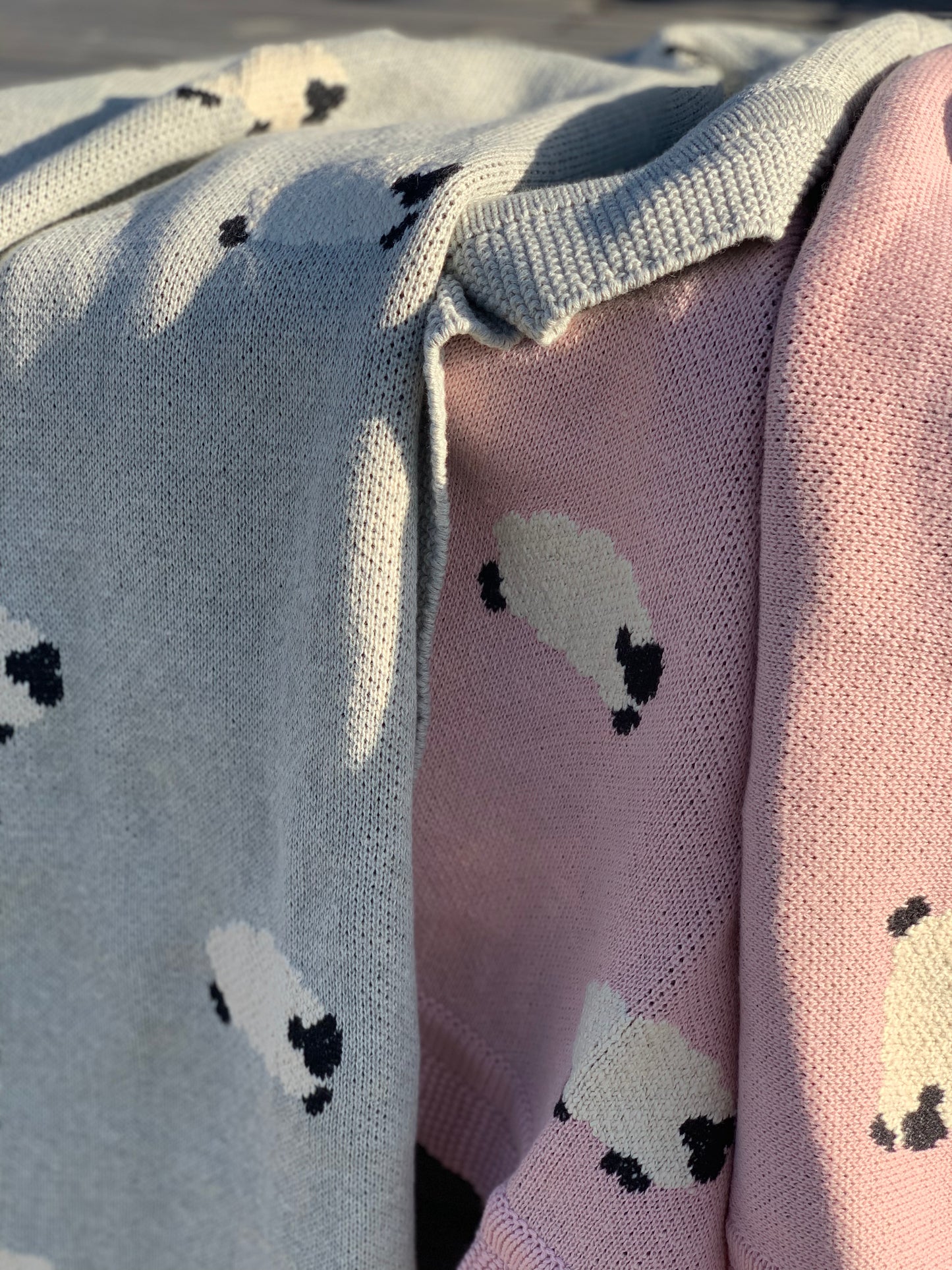 Baa Baa Blanket Organic Cotton - Grey
