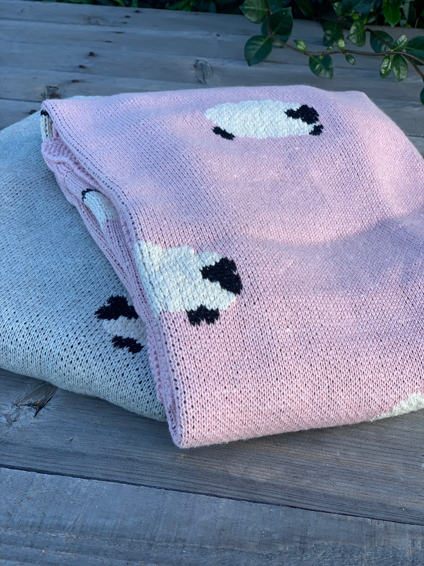 Baa Baa Blanket Organic Cotton - Grey
