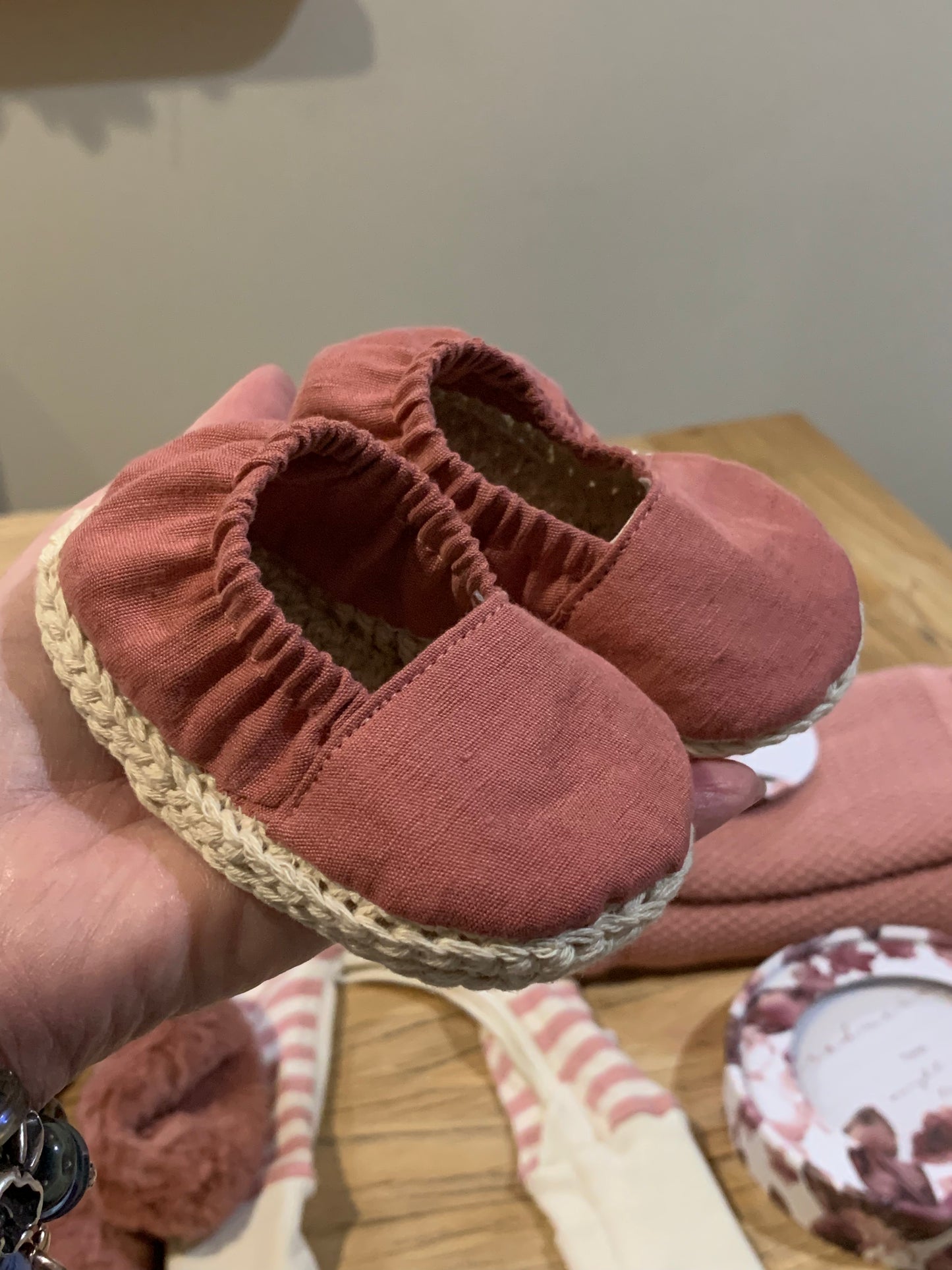Charlimooz - Espradrills (Crochet Sole & Cotton Top) Rose