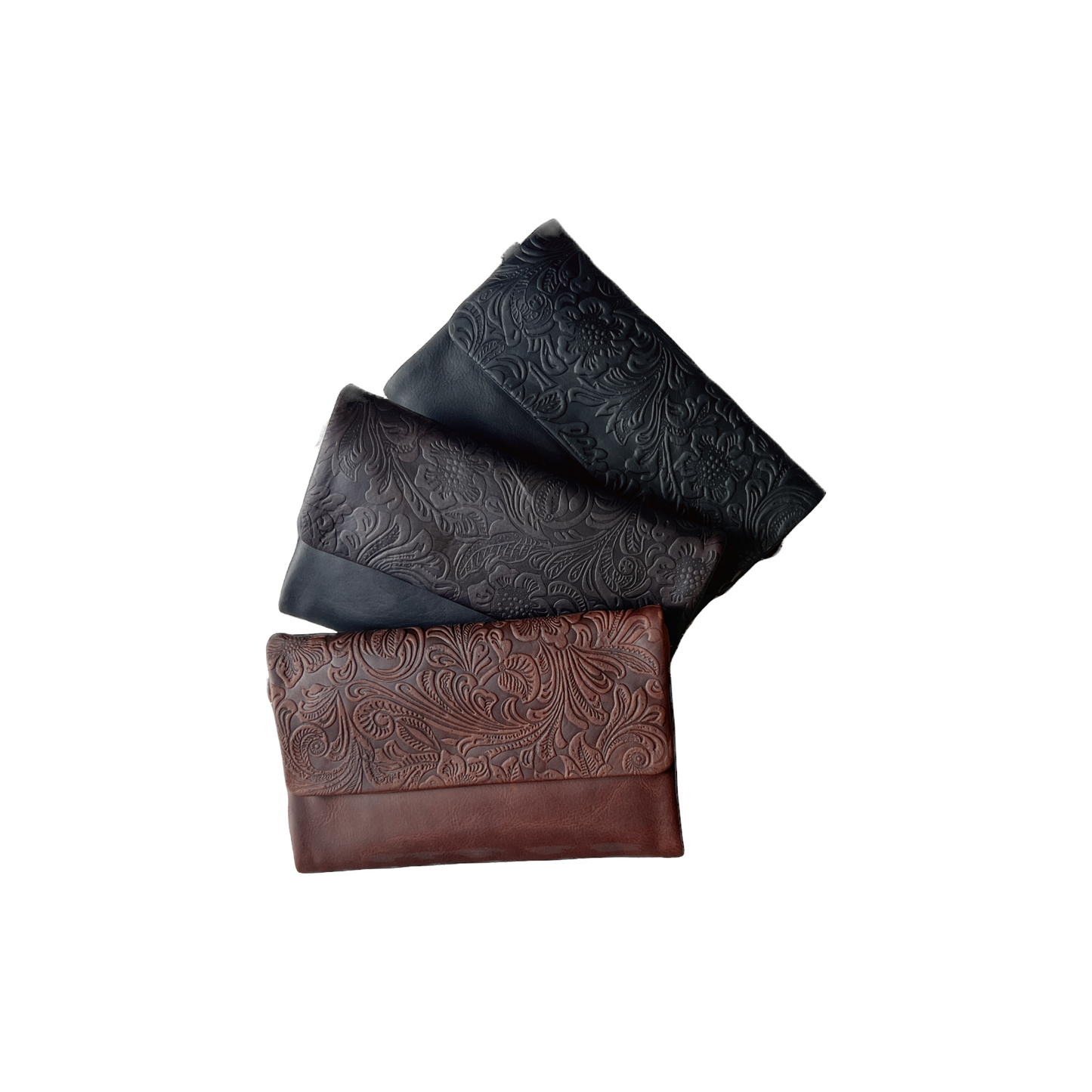 Embossed Oilskin Wallet
