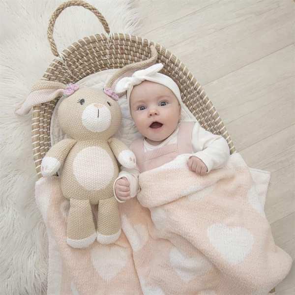 Amelia the Bunny knitted toy