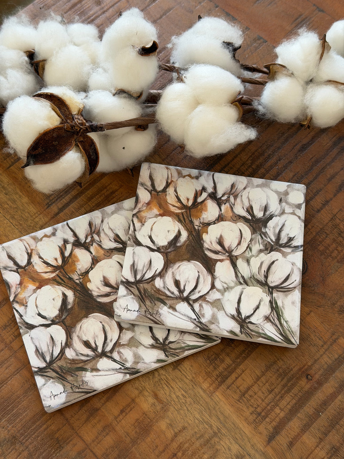 Australian Cotton Coaster Set