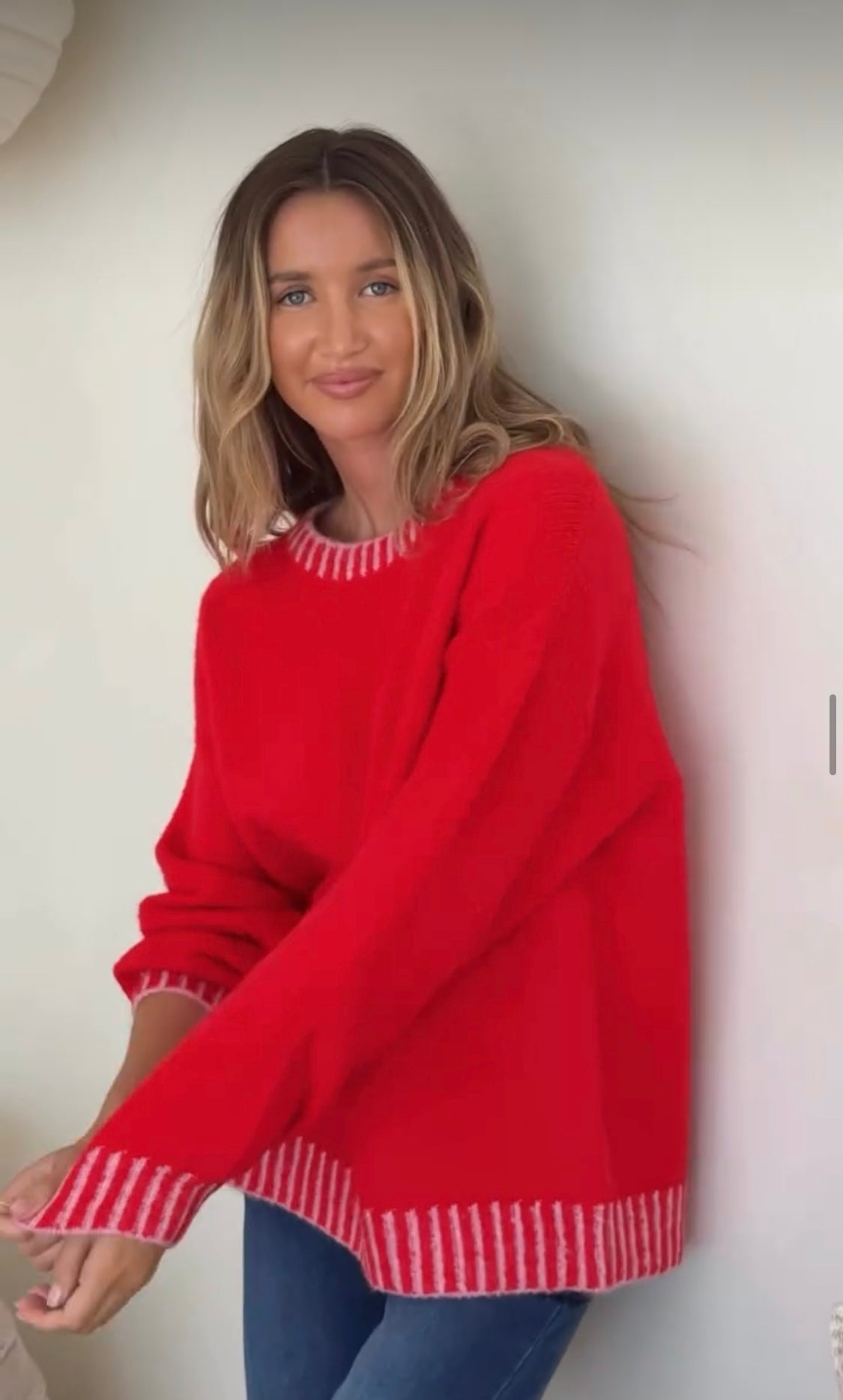 Tilly knit -Red