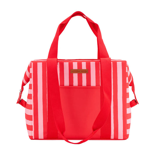 Picnic Cooler Bag - Box - Red Stripe
