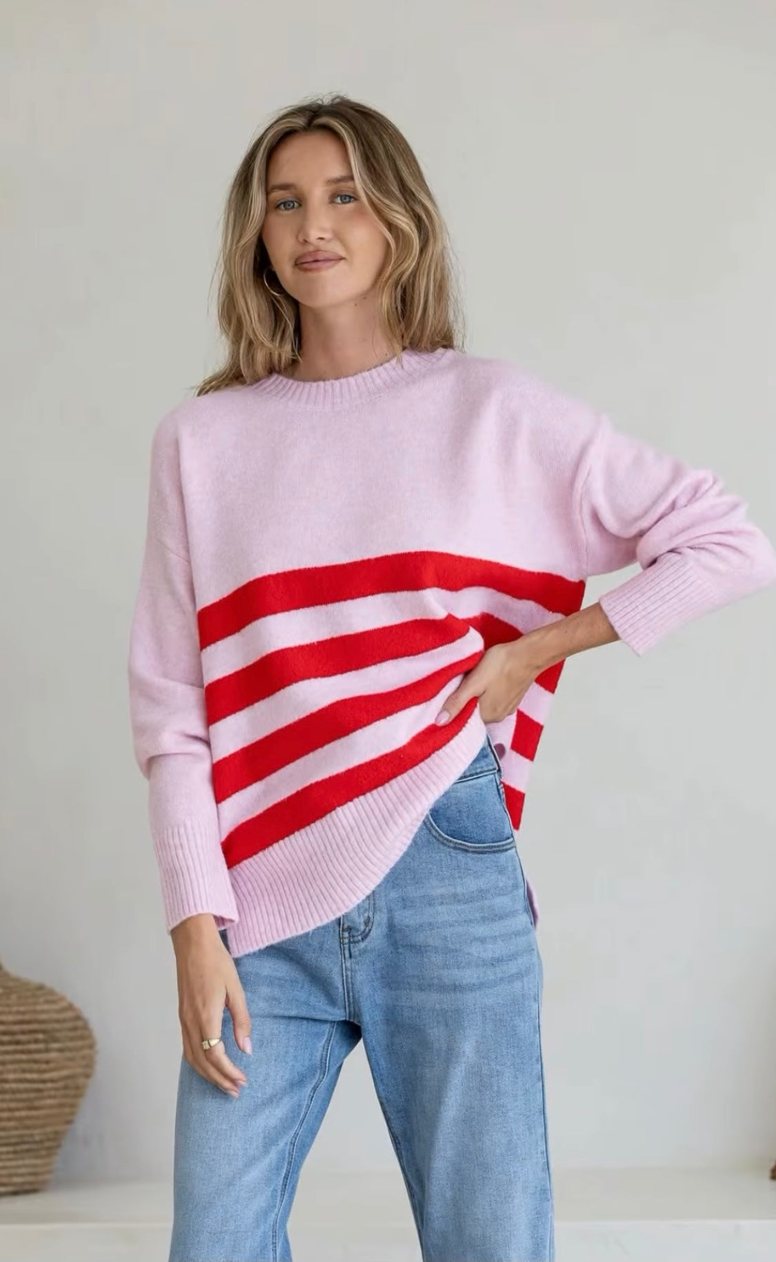 Manor pink knit