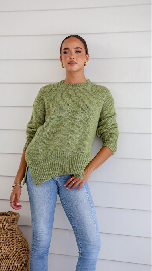 Canyon Slouch Knit - Green