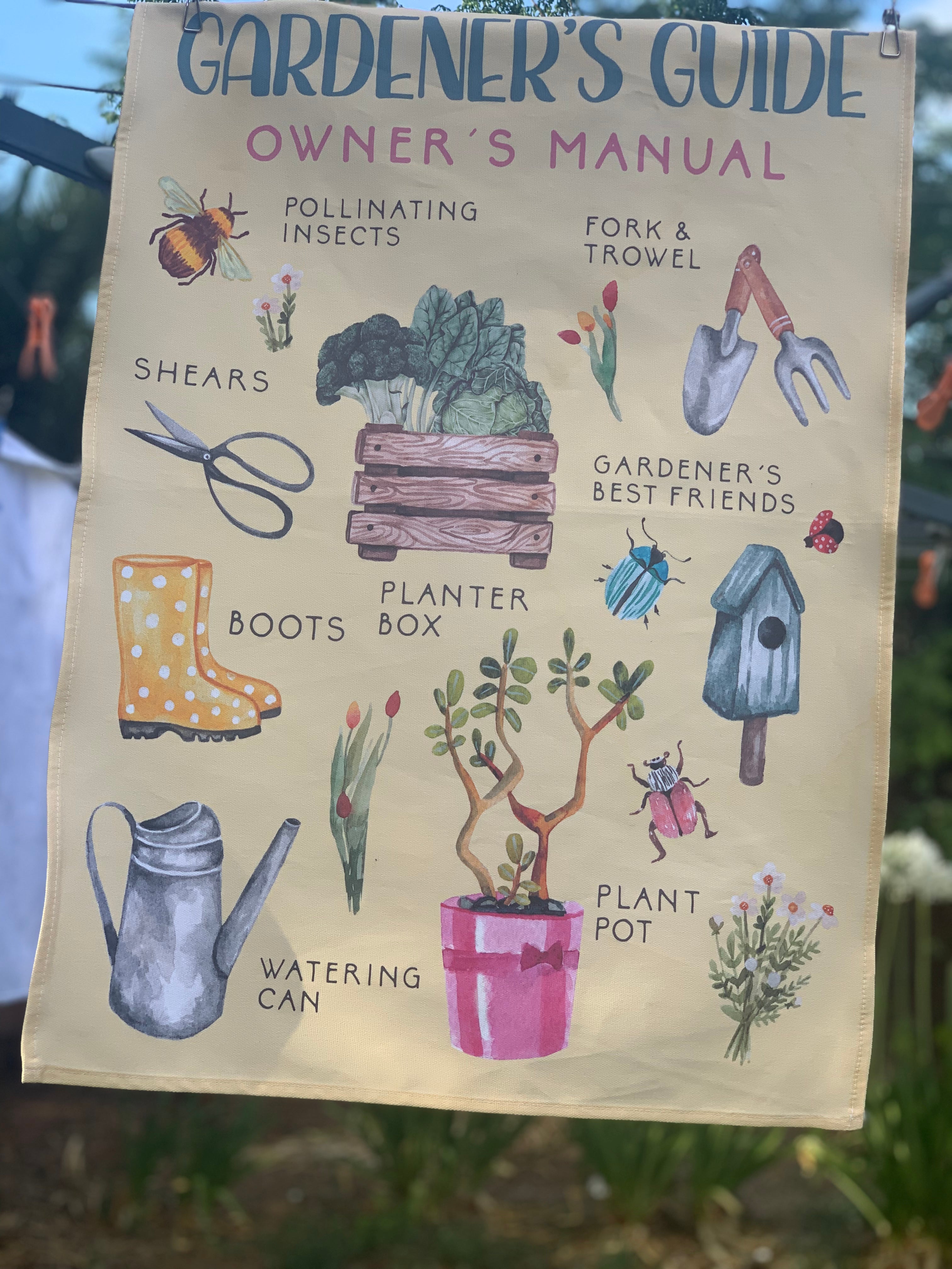 Gardeners Tea Towel – Ewe Two Trangie
