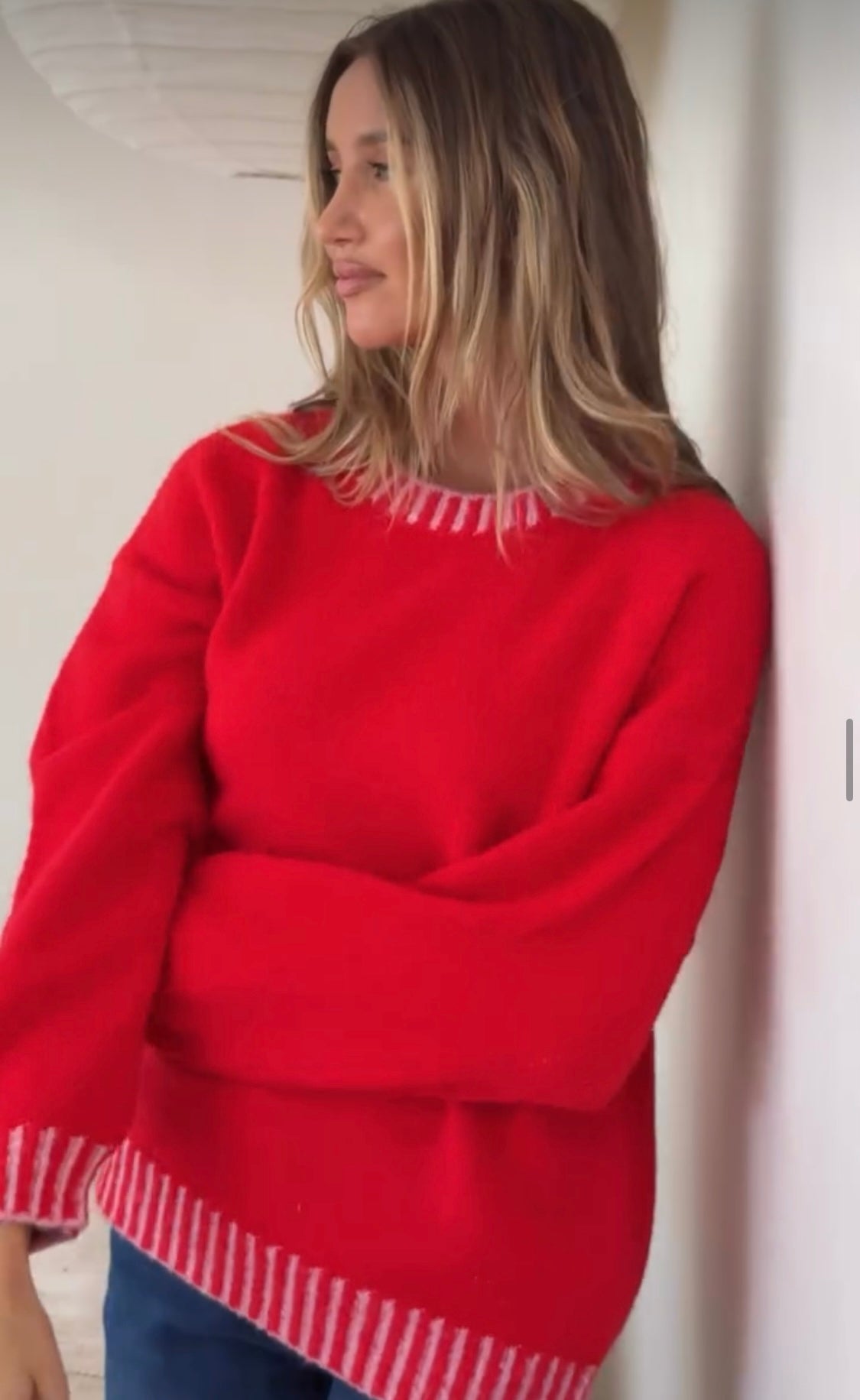 Tilly knit -Red