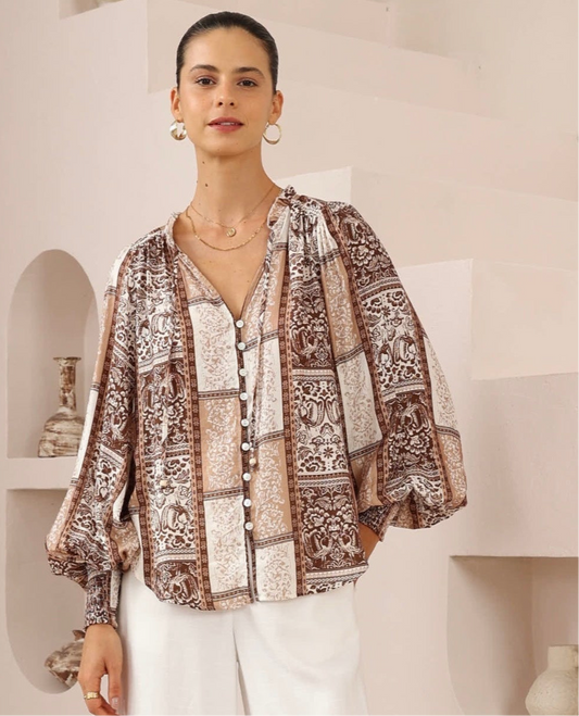 Isa Brown Shirt