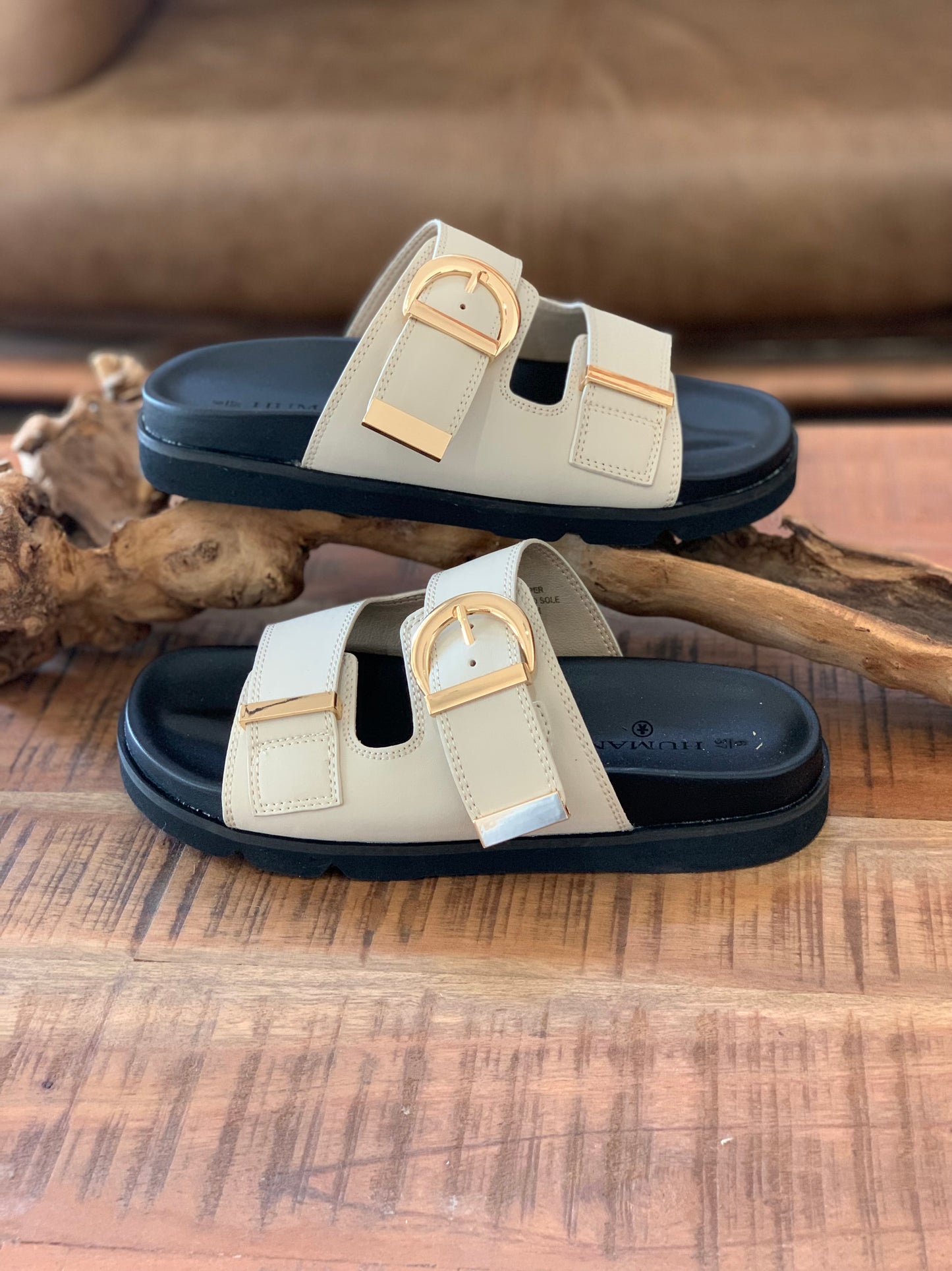Nelly Sandal - Bone