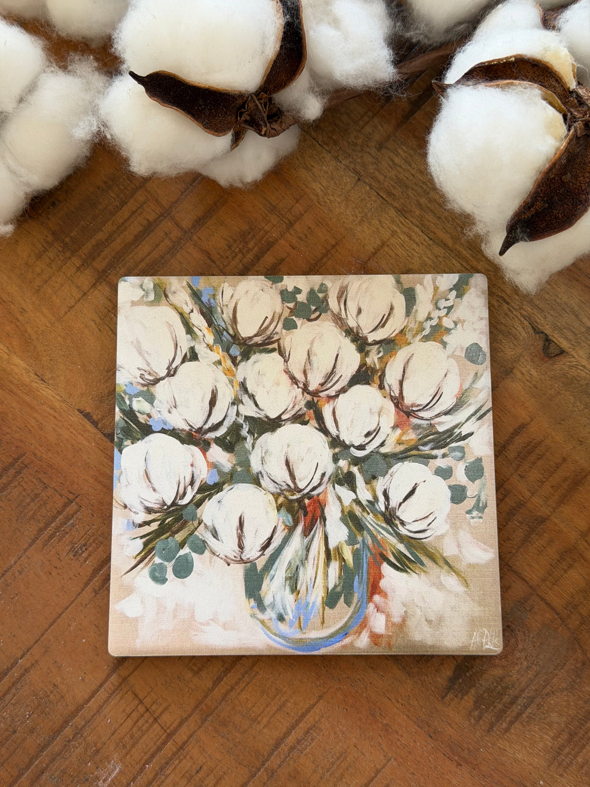 Bouquet of Blooms Coaster Set