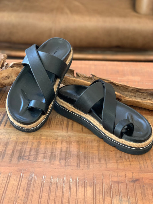 Poppy Slides - Black