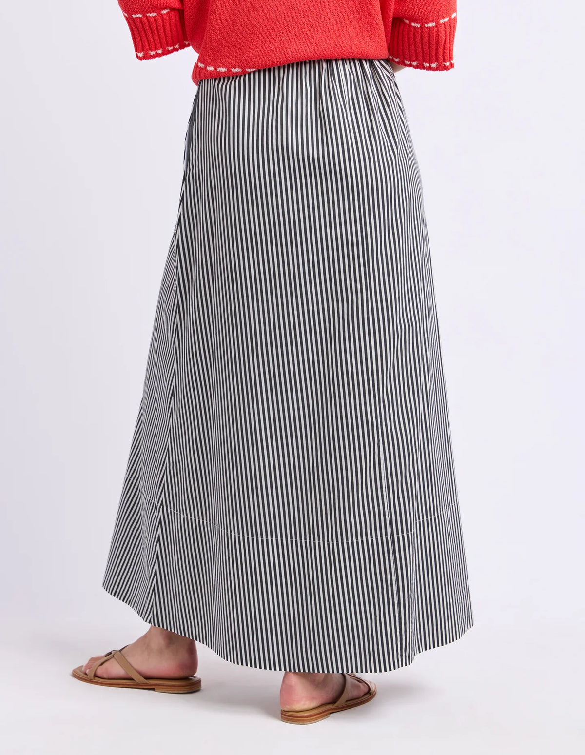 The Willow Skirt Black Stripe