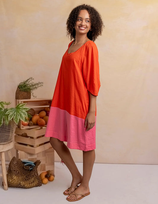 Bella Dress Tangello