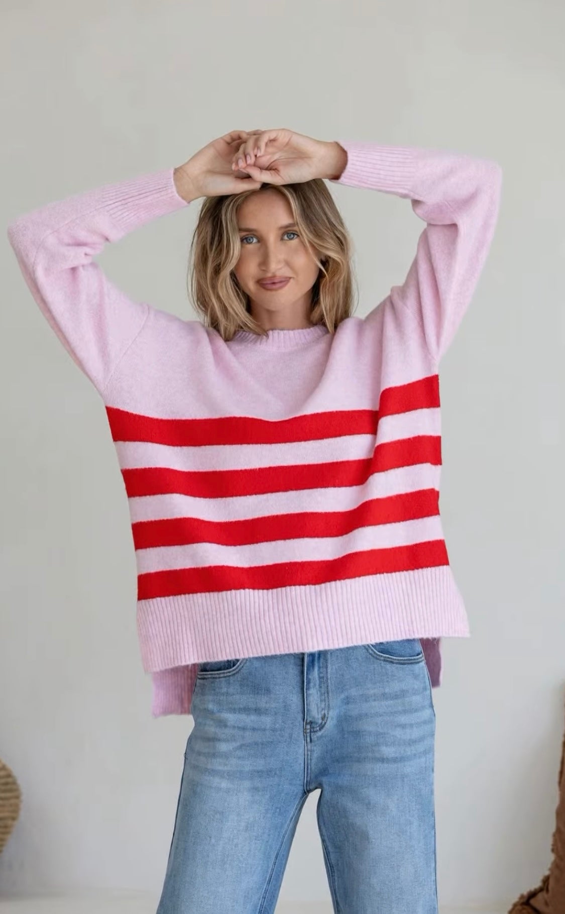 Manor pink knit