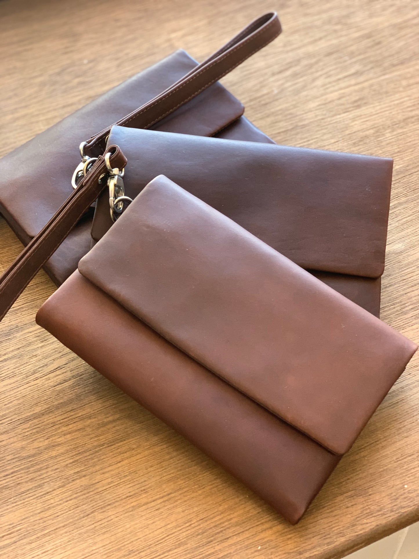 Tri Fold Oilskin wallet -