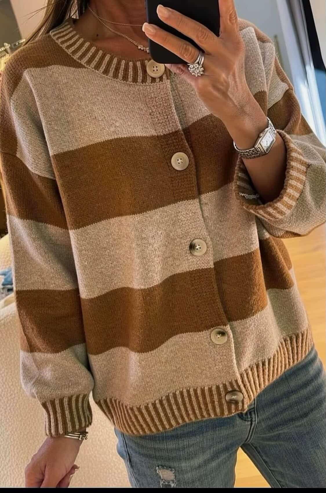 Maci Stripe Cardigan