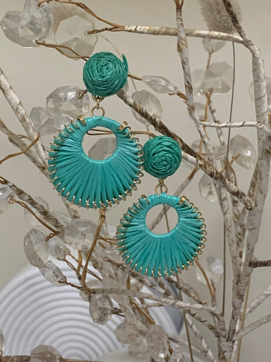 Sasha Round Earrings