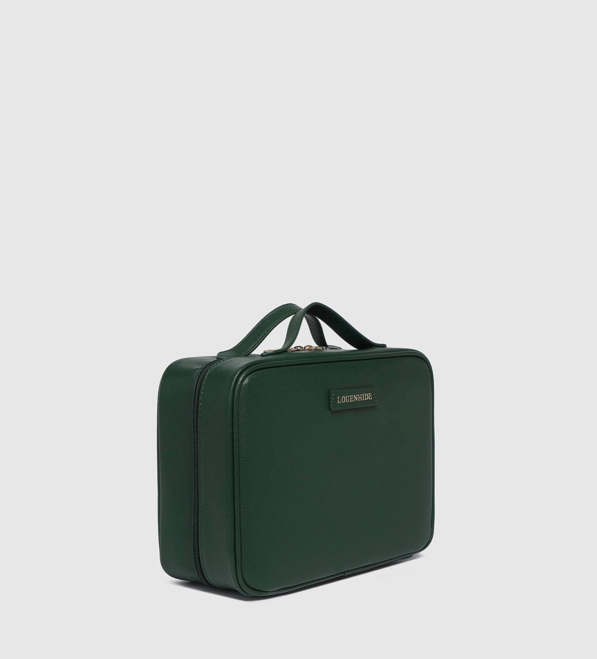 Georgie Cosmetic Case - Forest Green