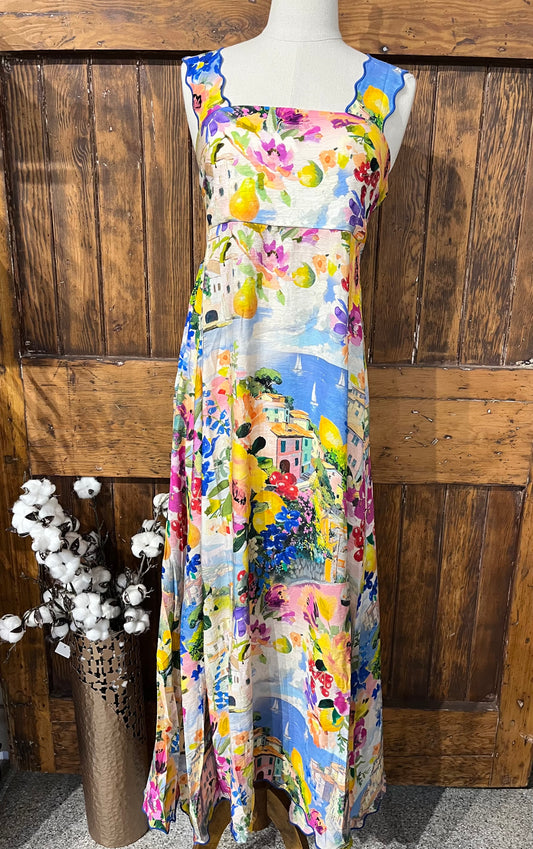 Floral Garden maxi dress