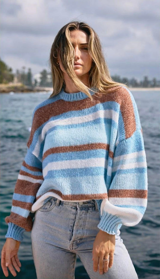 Kiro striped knit
