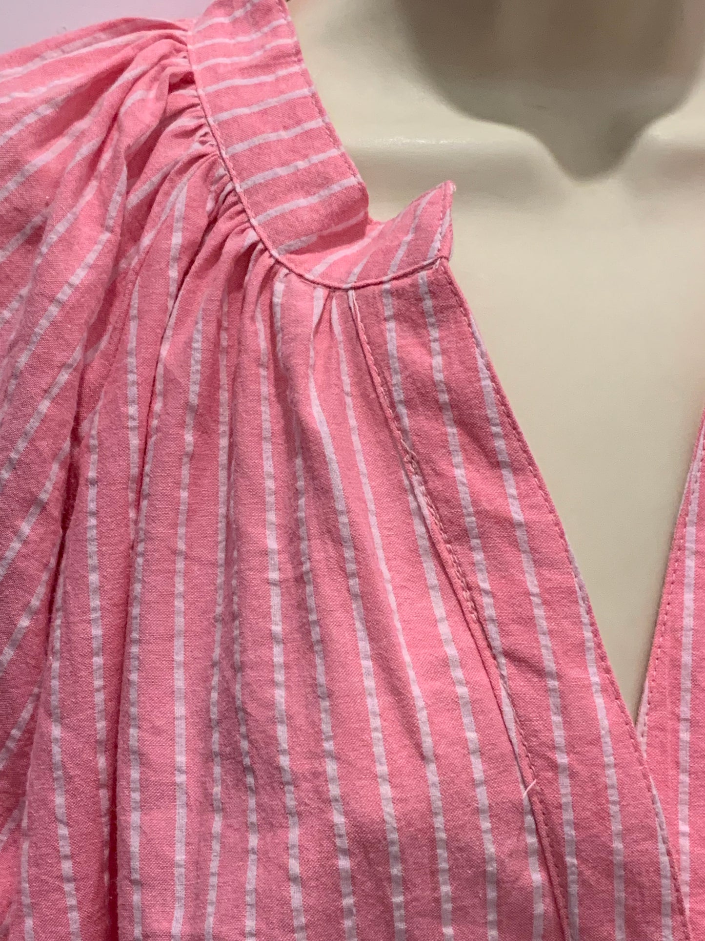 Tahlia top pink stripe